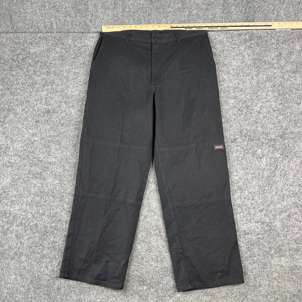 Dickies Pants Mens Size 36x32 Black Straight Leg Workwear Durable Classic